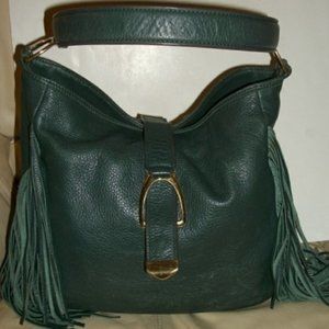 Fringe G.I.L.I Leather Satchel Fringe Shoulder bag